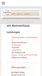 Mobile Screenshot of copyshop-nonnenhaus.de