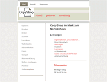 Tablet Screenshot of copyshop-nonnenhaus.de